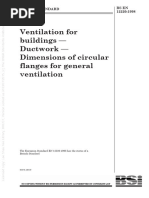 En 12220-1998 Ventilation For Buildings - Ductwork-Dimensions of Circular Flanges For General Ventilation