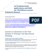 Management Fundamentals Concepts Applications and Skill Development 7th Edition Lussier Solutions Manual 1