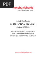 Toaster Manual - 22