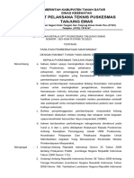 SK Kapus Tentang Fasilitasi Pemberdayaan Masyarakat Puskesmas Tanjung Emas