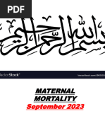 Mortality Sep