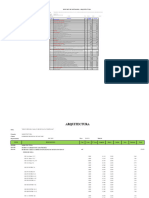 Metrado Arquitectura