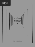 (Kurosh) Higher Algebra - Mir Publisher