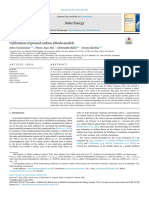 Calibration of Ground Surface Albedo Models