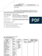 TRAINING PLAN Front Office NC 2 Revision