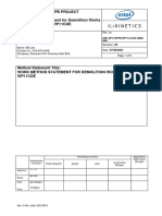 Work Method Statement Demolition Work