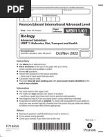 Biology Unit 1 Oct 2022 IAL