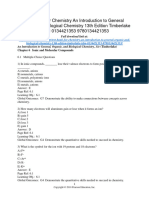 Chemistry An Introduction To General Organic and Biological Chemistry 13th Edition Timberlake Test Bank 1