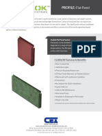 CLADLOK Flat Panel Datasheet