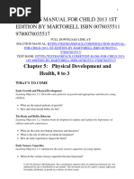 CHILD 2013 1st Edition Martorell Solutions Manual 1