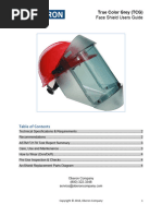 TCG30 Faceshield Users Guide