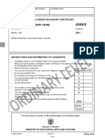 Ordinary Old - Accounting Paper 2 NSSCO