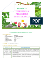 Proyect Las Plantas 3 Años Abcd