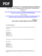 Test Bank For Fundamental Accounting Principles 21st Edition by Wild Shaw and Chiappetta ISBN 0078025583 9780078025587