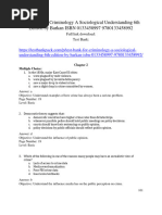 Test Bank For Criminology A Sociological Understanding 6th Edition by Barkan ISBN 0133458997 9780133458992