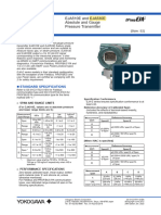 Yokogawa EJA530E Pressure TX Datasheet