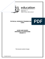 FS Phy Sci Acid and Bases Training Manual 2014 ANSWERS