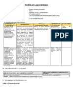 Sesión de Aprendizaje Lunes 23