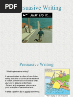 Persuasive Writing 1