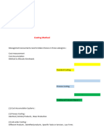 Standard, Actual Costing, Normal Costing