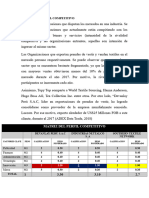 Matriz Del Perfil Competitivo Efe y Efi Topitop