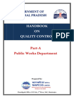 Part A (PWD) - Handbook On Qaulity Control