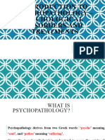 13 - InTRODUCTION To PSYCHOPATHOLOGY - Psychological Disorders and Treatments