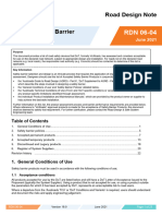 Road Design Note 0604 Accepted Safety Barrier Products v18