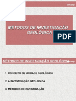 Métodos de Investigação Geológica