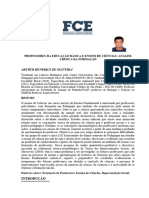 Arthur Henrique de Oliveira Artigo FCE Formação de Professores Pedagogia