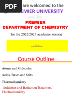 CHE 156a REDOX Reactions