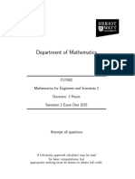 Department of Mathematics