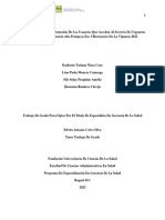 Factores Que Afectan La Atención de Los Usuarios Que Acceden Al Servicio de Urgencias en El Centro de Atención Alto Pompeya - ESE Villavicencio en La Vigencia 2022