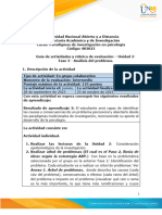 Guía de Actividades y Rúbrica de Evaluación - Unidad 2 - Fase 3 - Análisis Del Problema