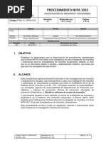 02 Procedimiento NFPA 1033 EC