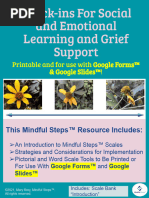 Printable and For Use With Google Forms™ & Google Slides™!: This Mindful Steps™ Resource Includes