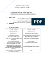 Detailed Lesson Plan in English