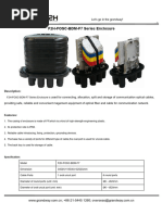 F2H-FOSC-BDM-F7 Dome Type Mechanical Sealing Fiber Optic Splice Closure (FOSC)