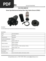 F2H-FOSC-BDM-N5 Dome Type Mechanical Sealing Fiber Optic Splice Closure (FOSC)