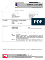 MSDS - Gel Antibacteral Martell