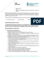 DP Responsable Des Ressources Humaines