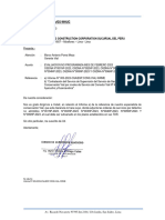 CARTA #049-2023-CSA/GS-WHUC: China Civil Engineering Construction Corporation Sucursal Del Peru