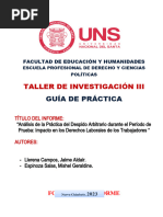 Llerena y Espinoza - Práctica # 01-# 02 - Taller de Investigación - Iii - Unidad I.