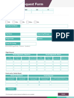 Travel Request Form