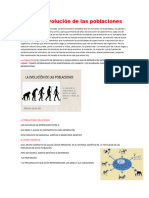 Evolución de Las Poblaciones