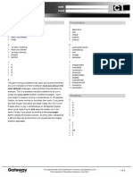 C1 UNIT 1 Test Answer Key