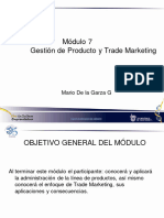 Gestión de Producto y Trade Marketing