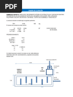 Calculo Hidráulico Cámara de Cloración