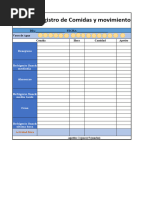 1 - Registro de Comidas y Movimiento (Curso Nutrición 1) Floriana