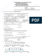 Soal PTS MTK Kelas 6 Ganjil K13